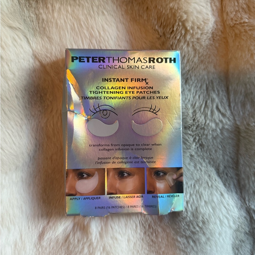 Peter Thomas Roth Instant Firm Collagen Eye Patches - Holographic Box